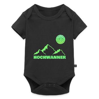 Climbing Hochwanner - Baby Premium short-sleeve bodysuit - black - Front