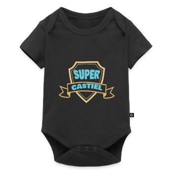 Gift for Castiel - Baby Premium short-sleeve bodysuit - black - Front