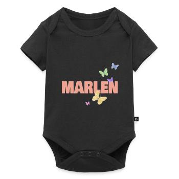 Marlen as Marlen - Baby Premium short-sleeve bodysuit - black - Front