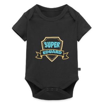 Geschenk für Eduard - Baby Premium Kurzarmbody - Schwarz - Vorne