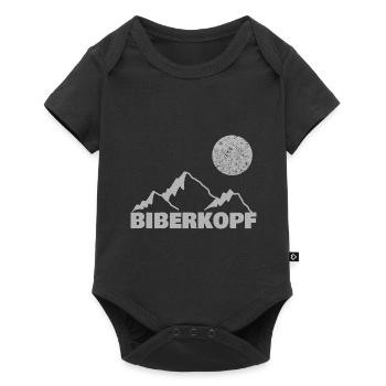 Klettern Biberkopf - Baby Premium Kurzarmbody - Schwarz - Vorne