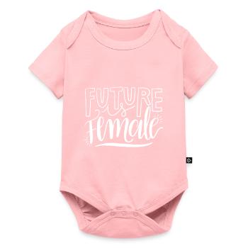 Féminisme Dicton Cadeau Vintage Émancipation - Body à manches courtes Premium Bébé - rose - Devant