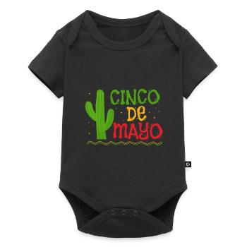 Cactus Cinco De Mayo Mexican Fiesta Mexico - Baby Premium short-sleeve bodysuit - black - Front