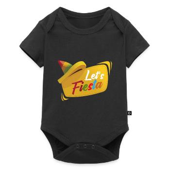 Faisons la fiesta Sombrero Cinco De Mayo - Body à manches courtes Premium Bébé - noir - Devant