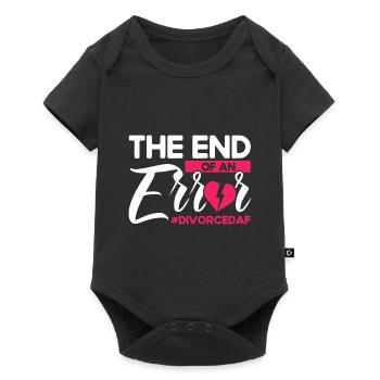 Auflösung der Ehe Geschieden Ex Partner Geschenk - Baby Premium Kurzarmbody - Schwarz - Vorne