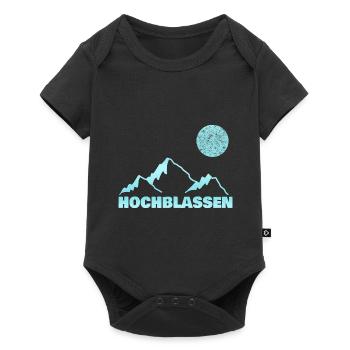 Bergsport Hochblassen - Baby Premium Kurzarmbody - Schwarz - Vorne