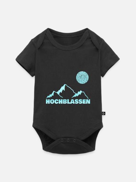 Bergsport Hochblassen - Baby Premium Kurzarmbody - Schwarz
