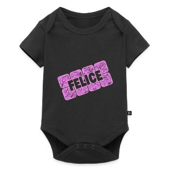 Felice de la Saint-Valentin - Body à manches courtes Premium Bébé - noir - Devant