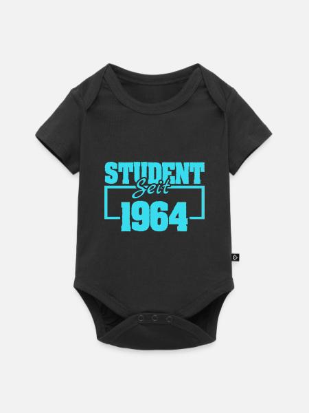 seit 1964 - Baby Premium Kurzarmbody - Schwarz