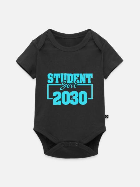 Student 2030 - Baby Premium Kurzarmbody - Schwarz