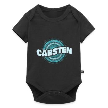 Carsten as a gift idea - Baby Premium short-sleeve bodysuit - black - Front