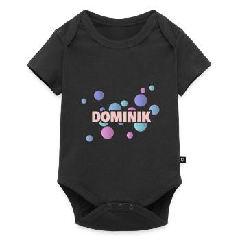 Cadeau pour Dominik - Body à manches courtes Premium Bébé - noir - Devant