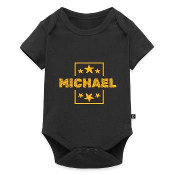 Gift for Michael - Baby Premium short-sleeve bodysuit - black - Front