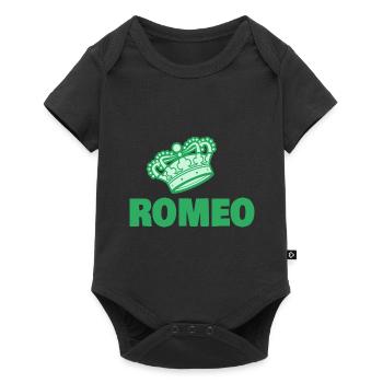 Romeo - Baby Premium short-sleeve bodysuit - black - Front