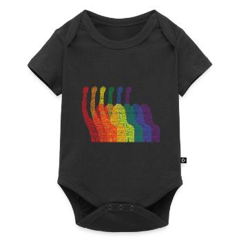 International Women's Day LGBTQ Girlpower Gift - Baby Premium short-sleeve bodysuit - black - Front