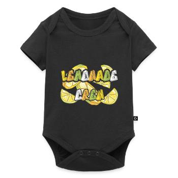 Zitronenlimonade Zitronen Limonade Lemonade Crew - Baby Premium Kurzarmbody - Schwarz - Vorne