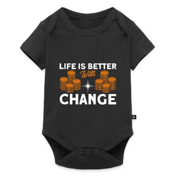 Coin Collection Coin Collectors Numismatics Coin Collections - Baby Premium short-sleeve bodysuit - black - Front
