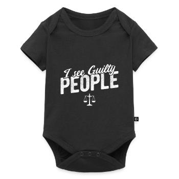Richter Jurist Anwalt - Baby Premium Kurzarmbody - Schwarz - Vorne