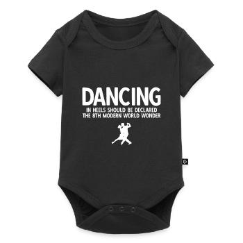 Breakdancing Tanzen für Tänzer - Baby Premium Kurzarmbody - Schwarz - Vorne
