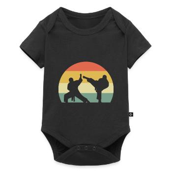 Arts martiaux Combat Arts martiaux - Body à manches courtes Premium Bébé - noir - Devant