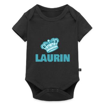 Gift for Laurin - Baby Premium short-sleeve bodysuit - black - Front