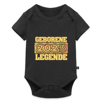 2023 - Baby Premium short-sleeve bodysuit - black - Front