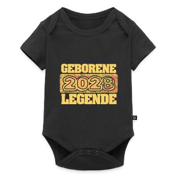 2028 - Baby Premium short-sleeve bodysuit - black - Front