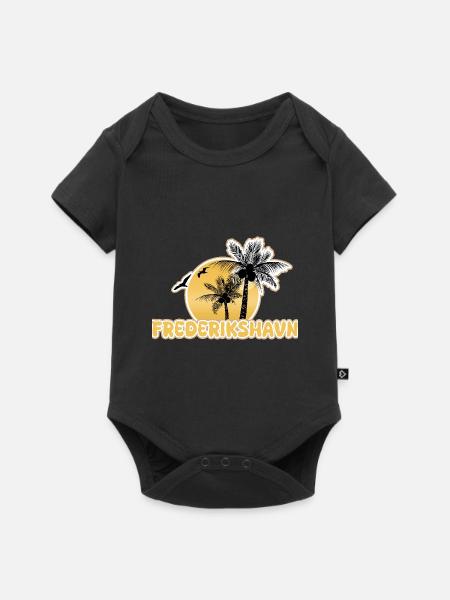 Urlaub Frederikshavn - Baby Premium Kurzarmbody - Schwarz
