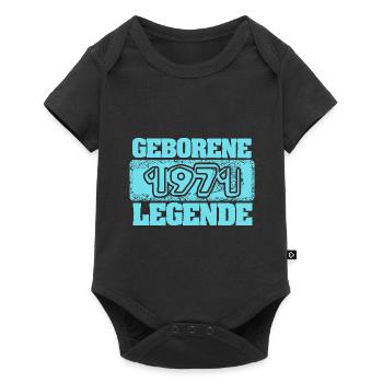 1971 - Baby Premium short-sleeve bodysuit - black - Front