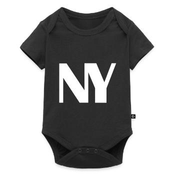 New York America Travel USA Trend Gift Idea - Baby Premium short-sleeve bodysuit - black - Front