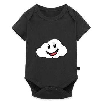 Émotions Sentiments Amical Nuage Ciel Météo - Body à manches courtes Premium Bébé - noir - Devant