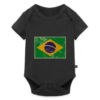 Brazil - Baby Premium short-sleeve bodysuit - black - Front
