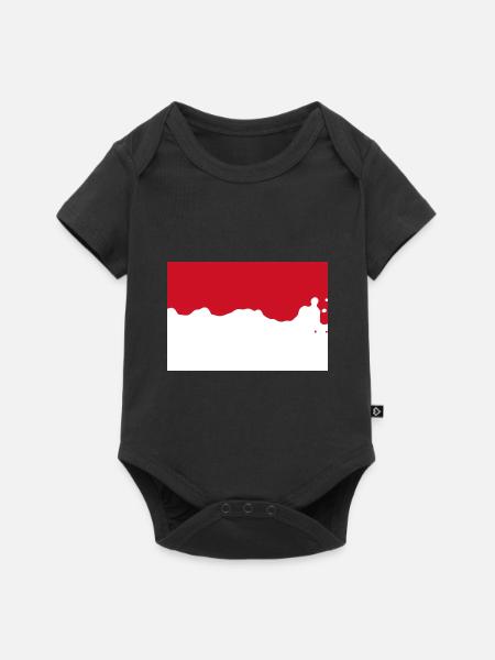 Monaco - Baby Premium Kurzarmbody - Schwarz