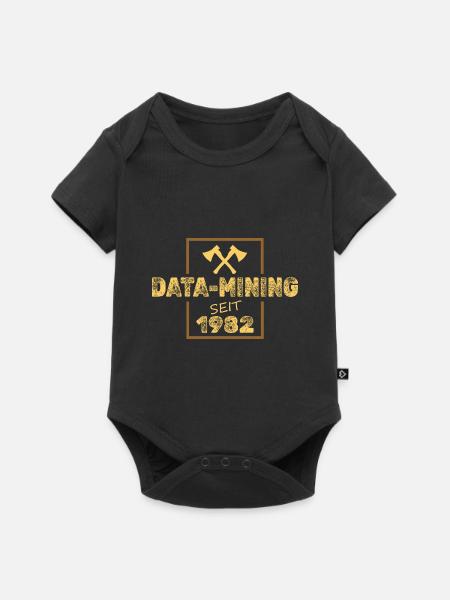 Mining 1982 - Baby Premium kortärmad bodysuit - svart