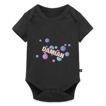Gift First Name Damian - Baby Premium short-sleeve bodysuit - black - Front