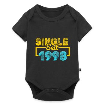 seit 1998 - Baby Premium Kurzarmbody - Schwarz - Vorne