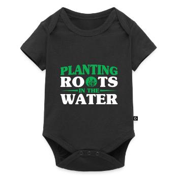 Water Gardener Planting Roots in Water Gift - Baby Premium short-sleeve bodysuit - black - Front