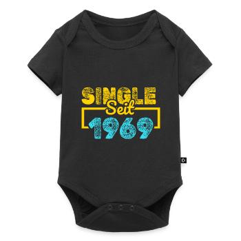 seit 1969 - Baby Premium Kurzarmbody - Schwarz - Vorne