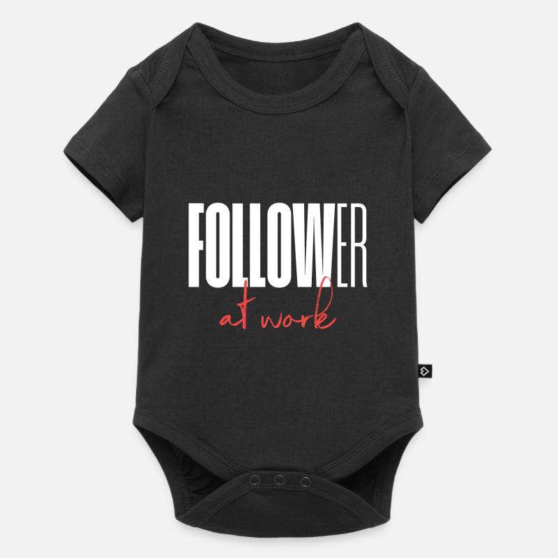 Follower at work - Baby Premium Kurzarmbody - Schwarz