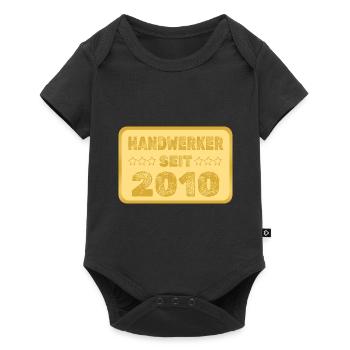 seit 2010 - Baby Premium Kurzarmbody - Schwarz - Vorne