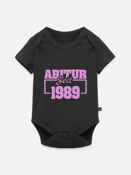 Matura 1989 - Baby Premium Kurzarmbody - Schwarz