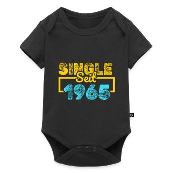 Single 1965 - Baby Premium Kurzarmbody - Schwarz - Vorne