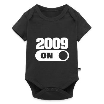 Born in 2009 - Baby Premium short-sleeve bodysuit - black - Front