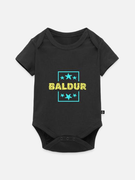 Baldur als Baldur - Baby Premium Kurzarmbody - Schwarz