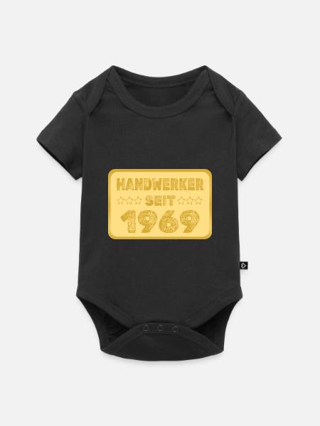 1969 1969 - Baby Premium Kurzarmbody - Schwarz