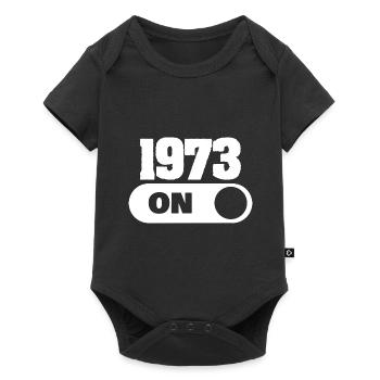 1973 1973 - Body à manches courtes Premium Bébé - noir - Devant