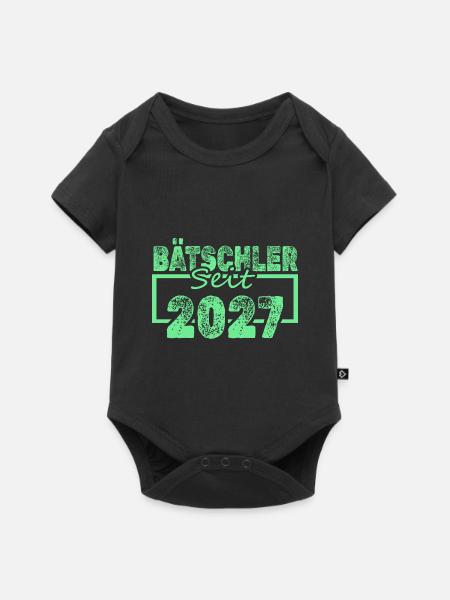 2027 - Baby Premium Kurzarmbody - Schwarz