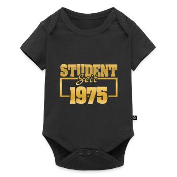 since 1975 - Baby Premium short-sleeve bodysuit - black - Front