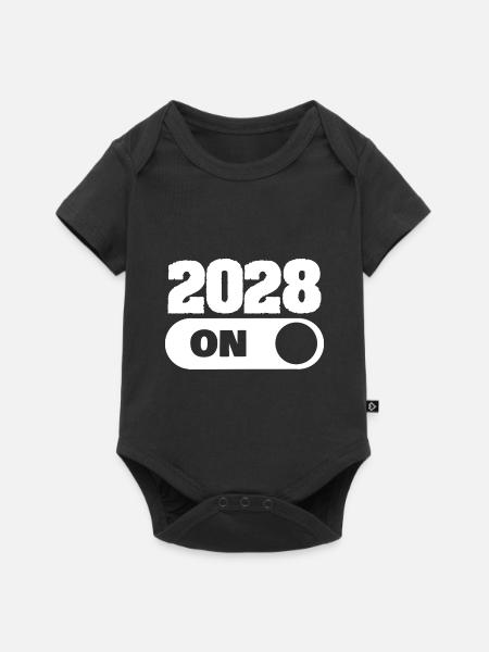 2028 - Baby Premium Kurzarmbody - Schwarz