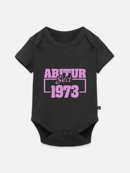 Abi 1973 - Baby Premium Kurzarmbody - Schwarz